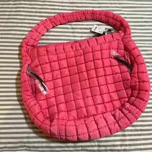 FP Movement by Free People Pink Quilted Carryall Bag